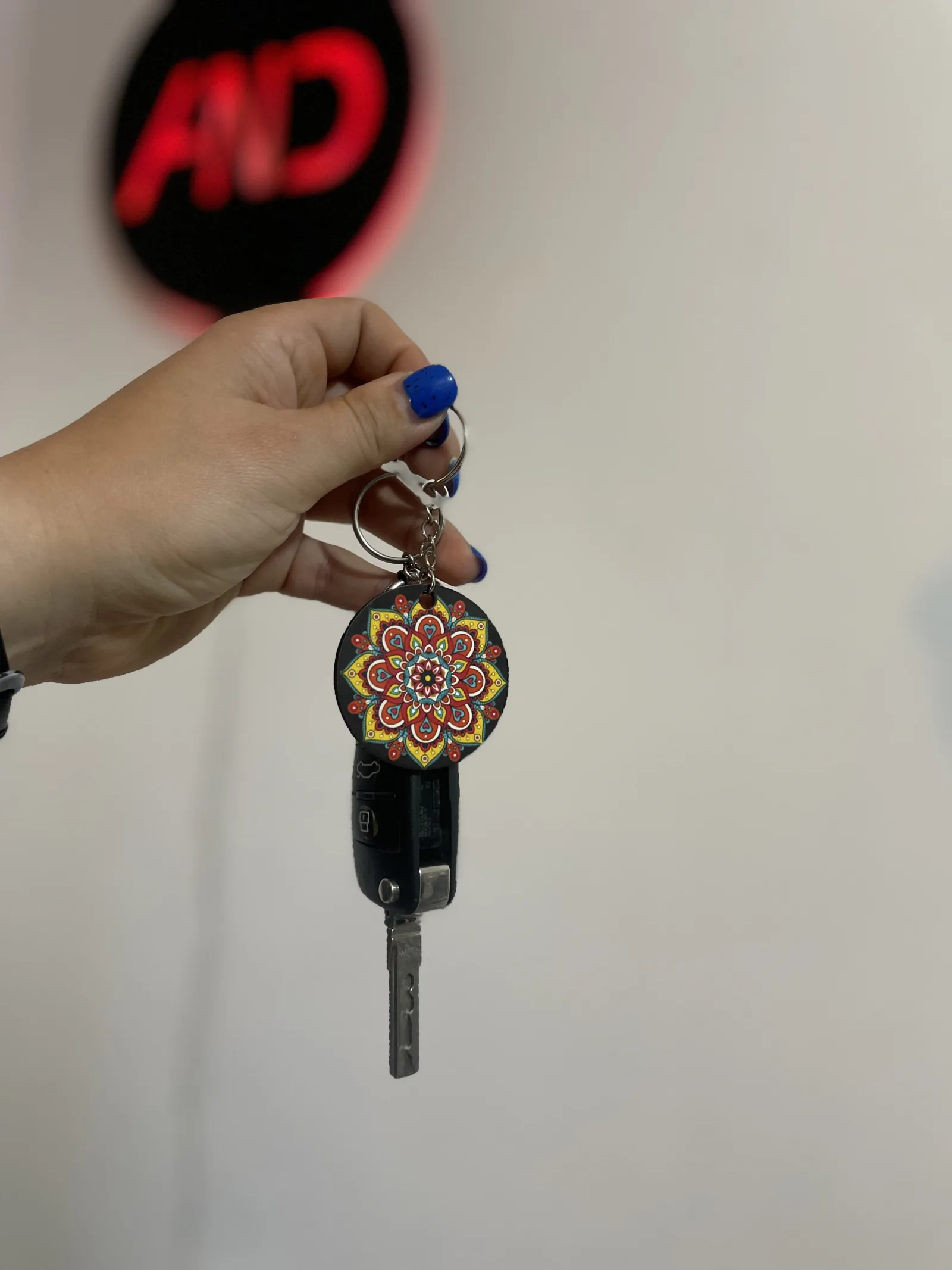 Round Keychain